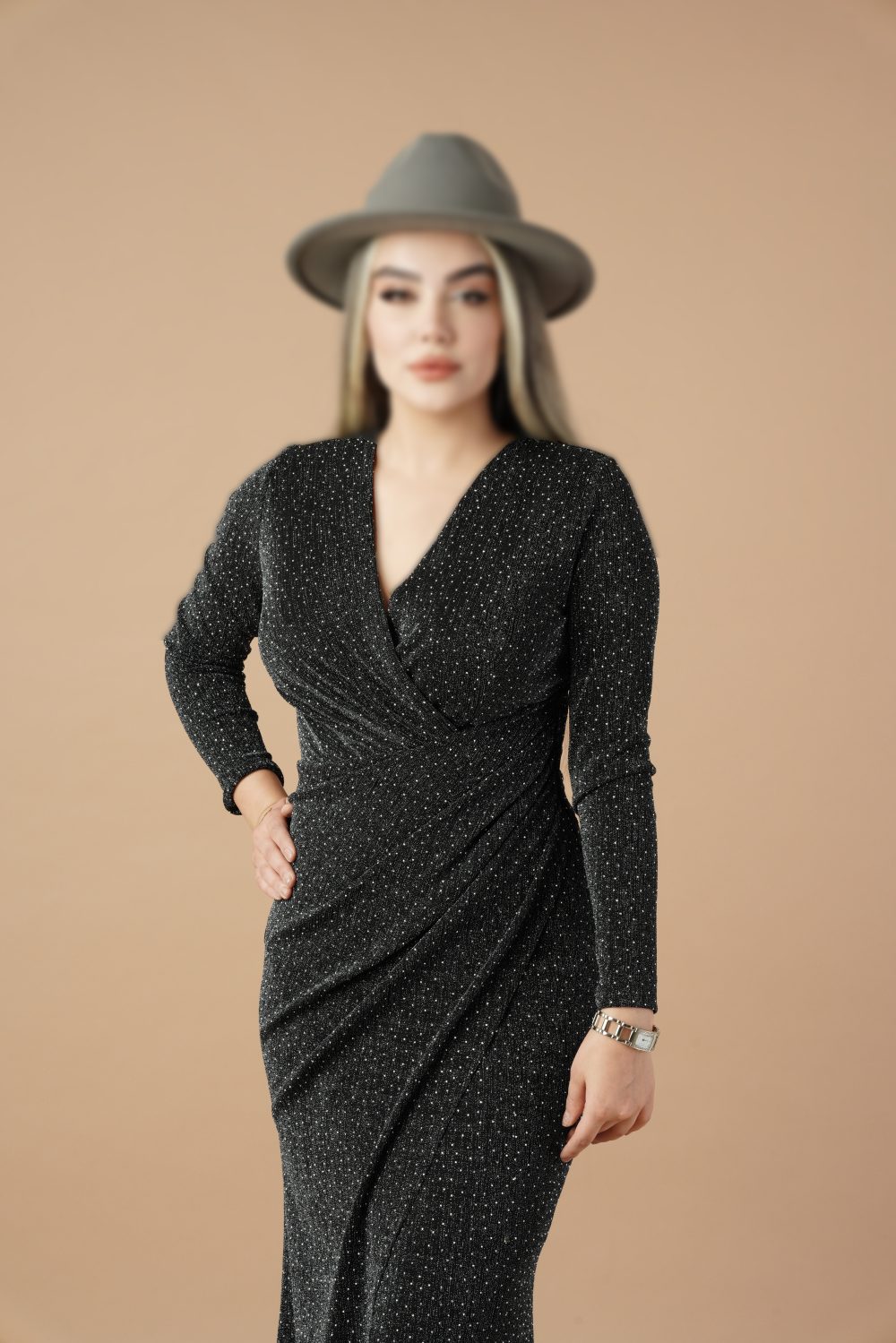 پیراهن ماکسی نگین - Image 2