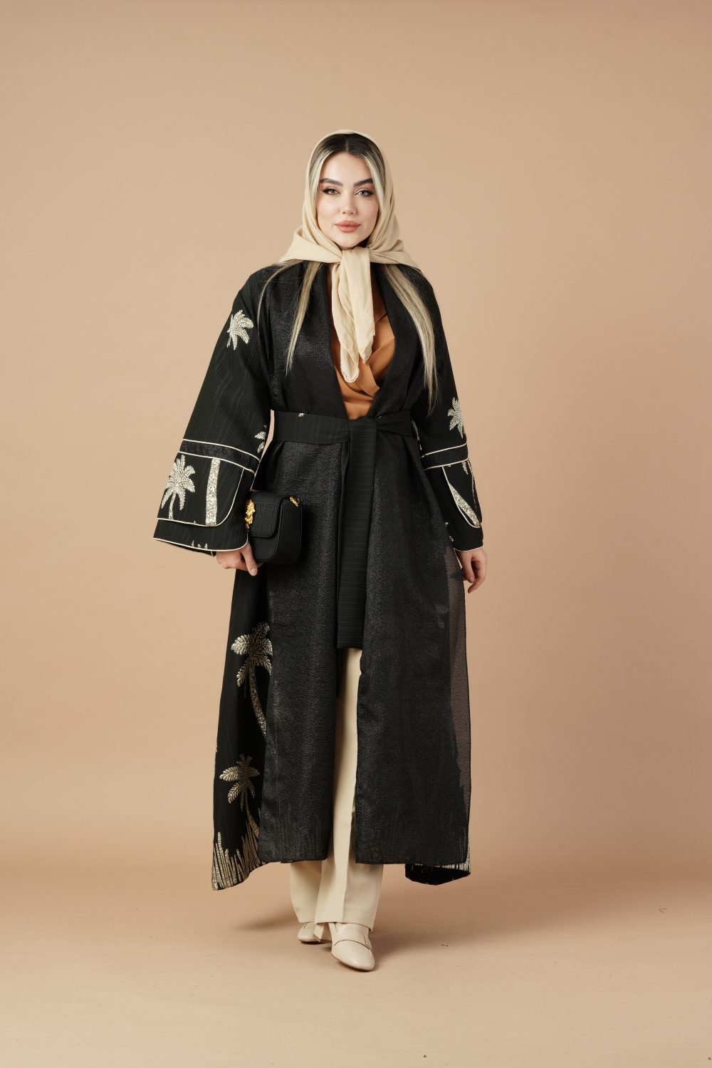 عبا لوکس مشکی - Image 2