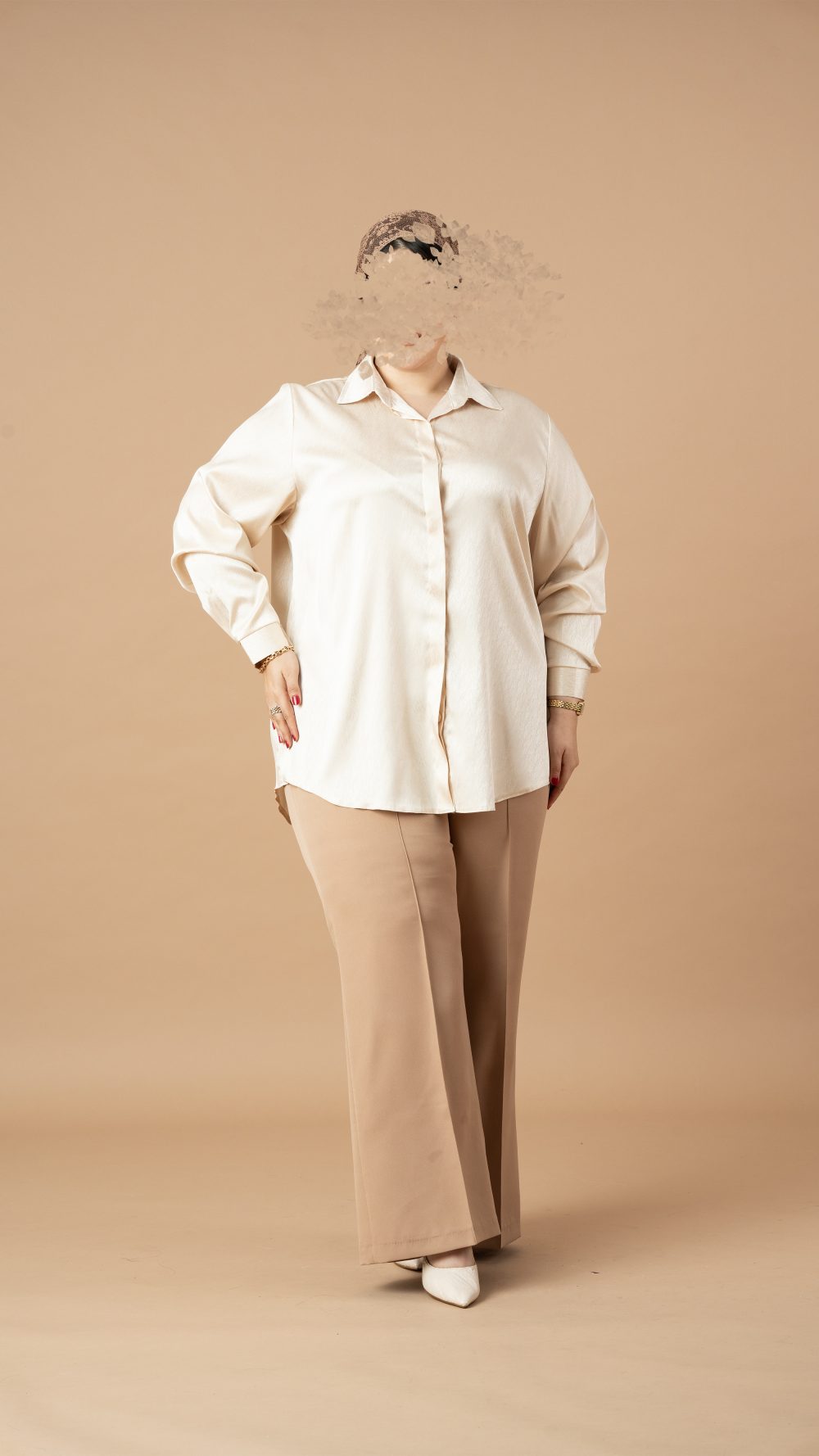 شومیز ساتن ابریشم - Image 3