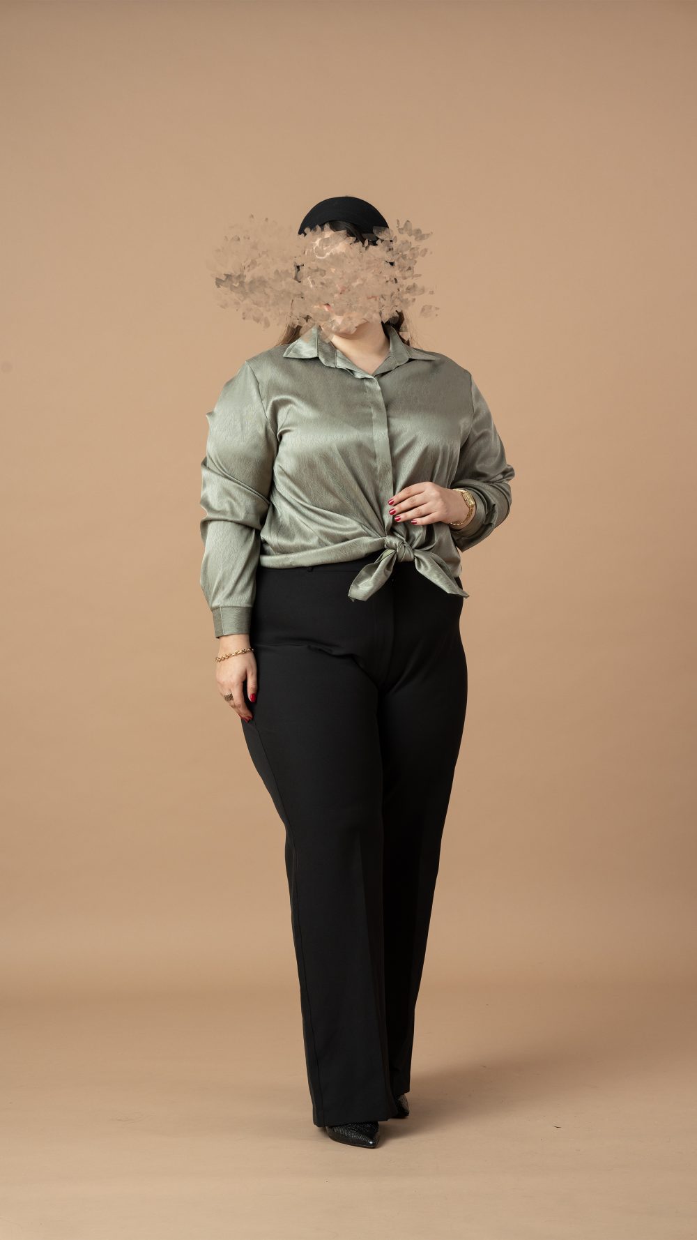 شومیز ساتن ابریشم - Image 2